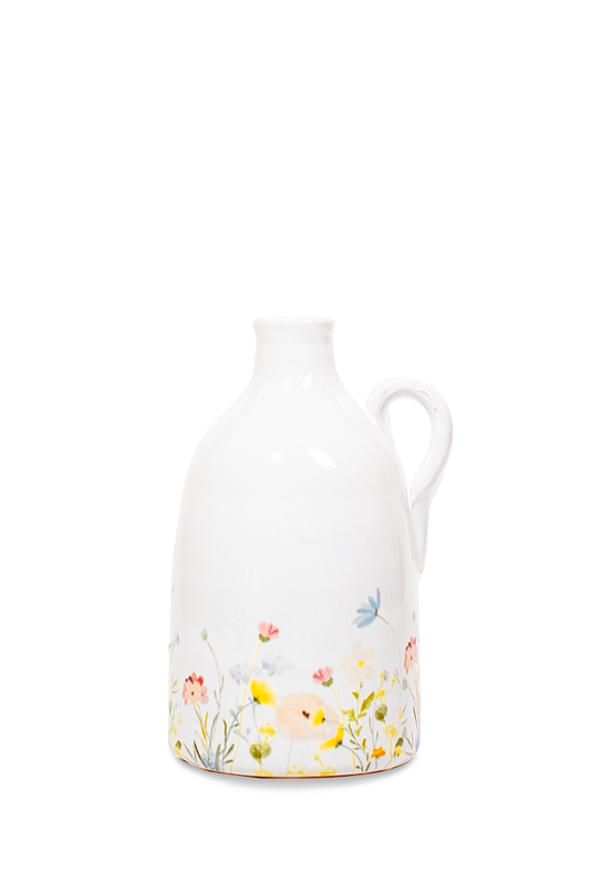 Orcio in ceramica artigianale floreale ml. 250 RP 21