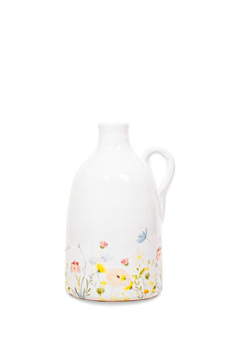 Orcio in ceramica artigianale floreale ml. 250 RP 21