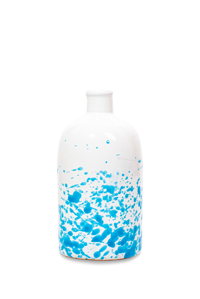 orcio artigianale dipinto a effetto spruzzo 500 ml. RP 23