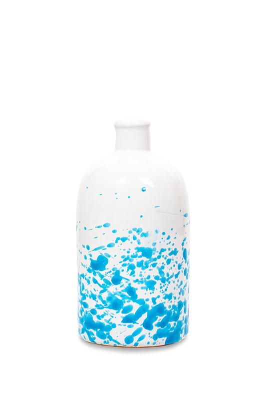 orcio artigianale dipinto a effetto spruzzo 500 ml. RP 23