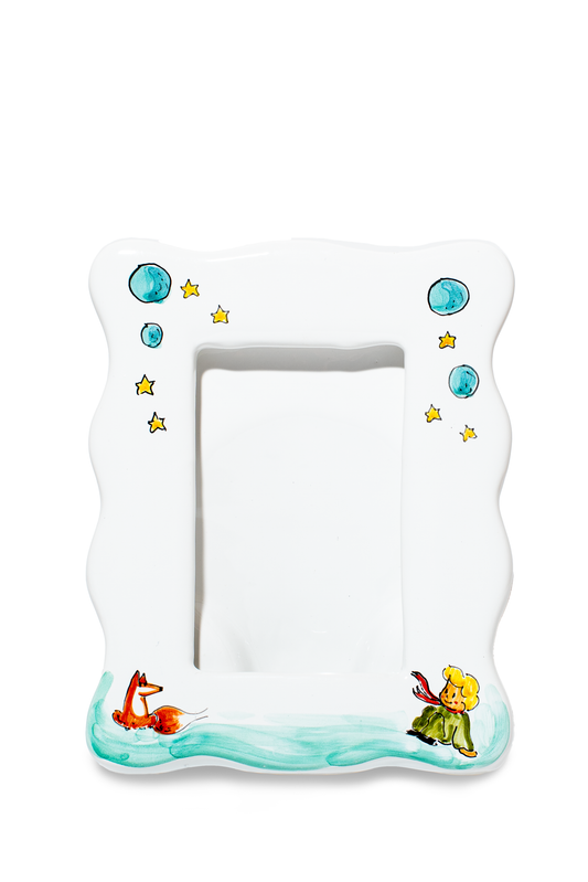 Cornice artigianale in ceramica "piccolo principe" RP 48