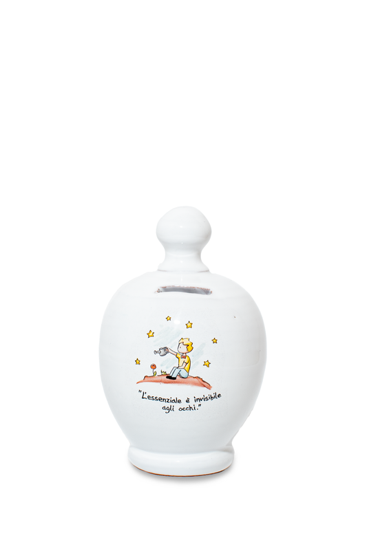 Salvadanaio artigianale "piccolo principe" RP 49