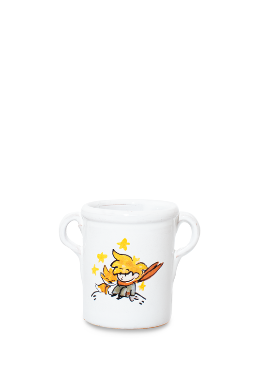 Capasa in ceramica artigianale " piccolo principe" RP 50